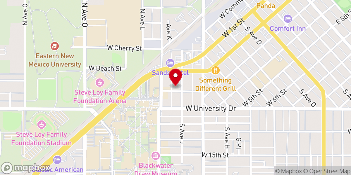 Map showing location of Trinity Episcopal Church