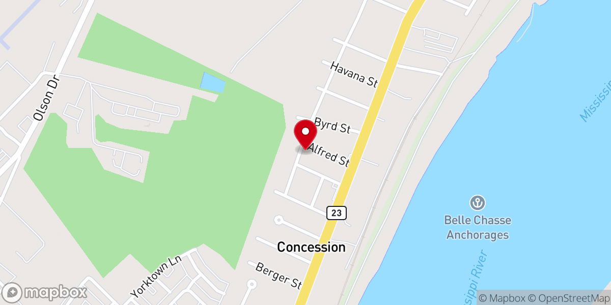 Map showing location of Exceleration Church Inc