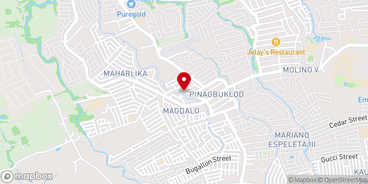 Map showing location of Christian Reformed Church in the Philippines (CRCP-Imus)