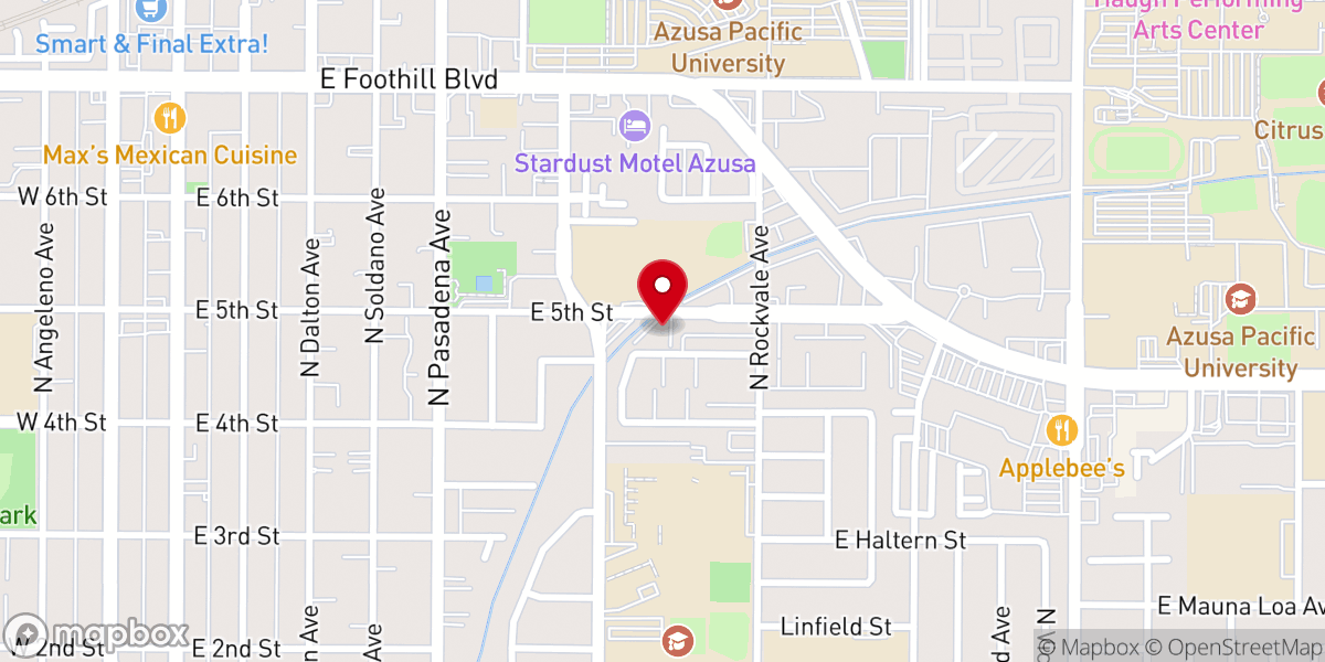 Map showing location of Sandals Church Azusa