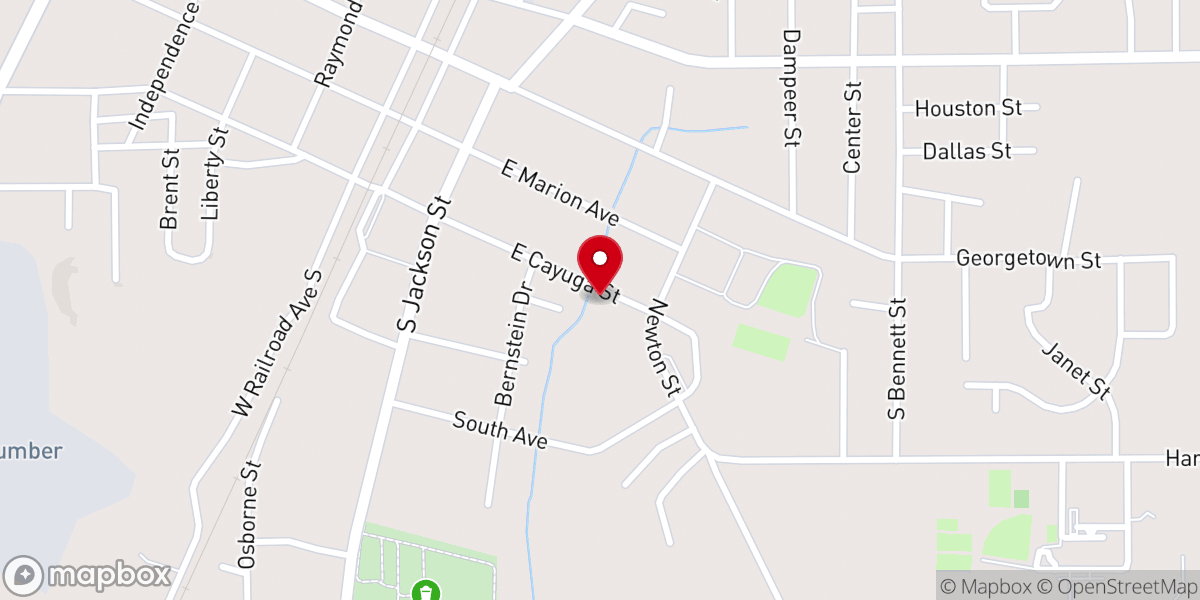 Map showing location of Iglesia misionera cvp Mississippi