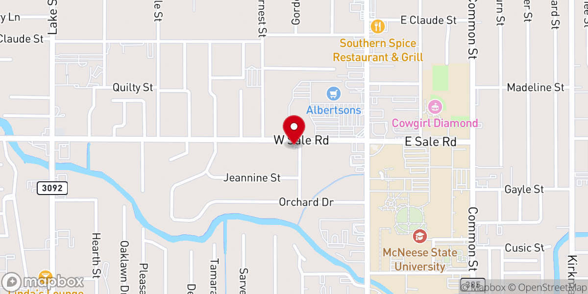 Map showing location of St Michael Rectory