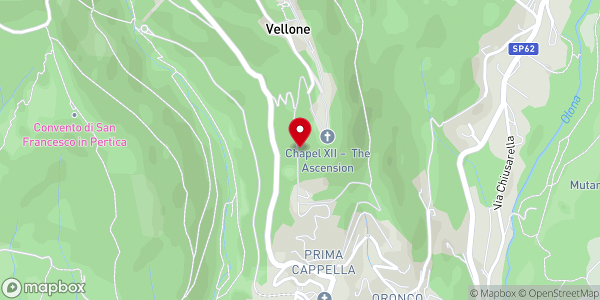 Map showing location of Ottava Cappella