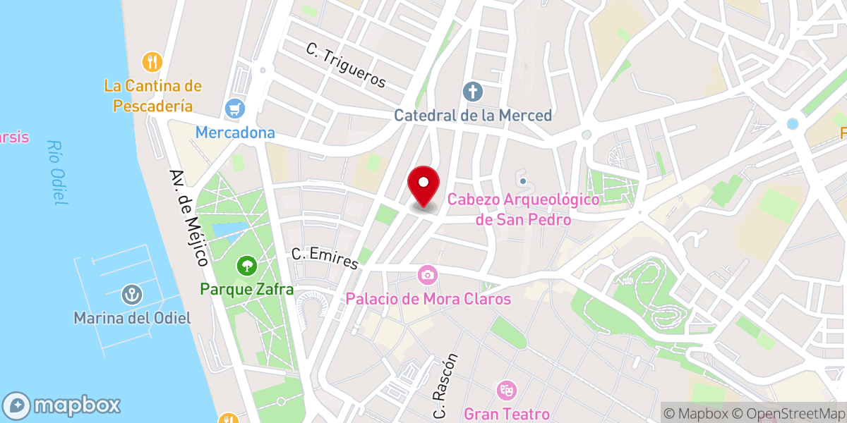 Map showing location of Medita en Huelva - Centro Budista Kadampa Avalokiteshvara