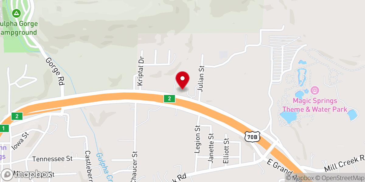 Map showing location of City Life Church