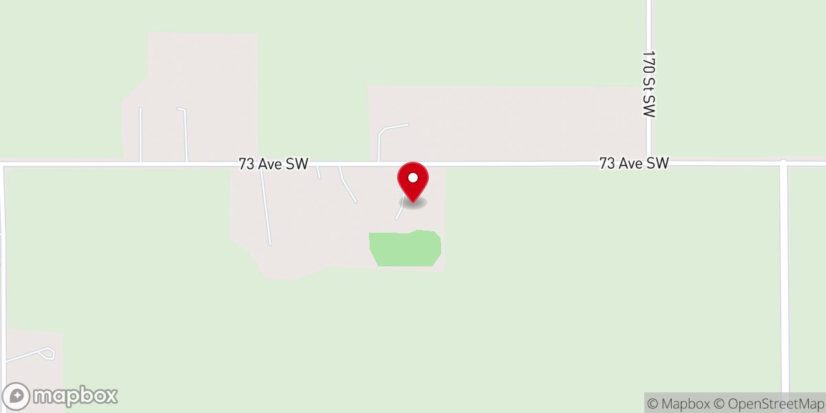 Map showing location of Rabbit Hill Baptist Church