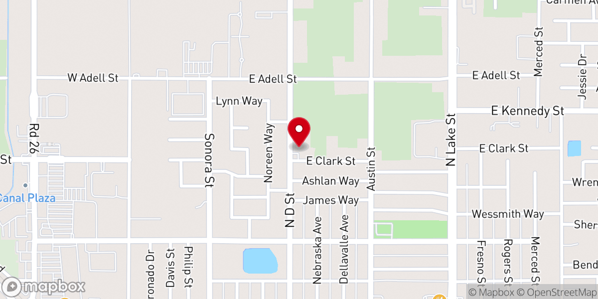 Map showing location of Bethel Southern Baptist Church