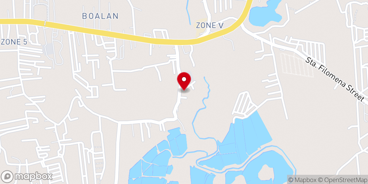 Map showing location of BEBC Baptist Church