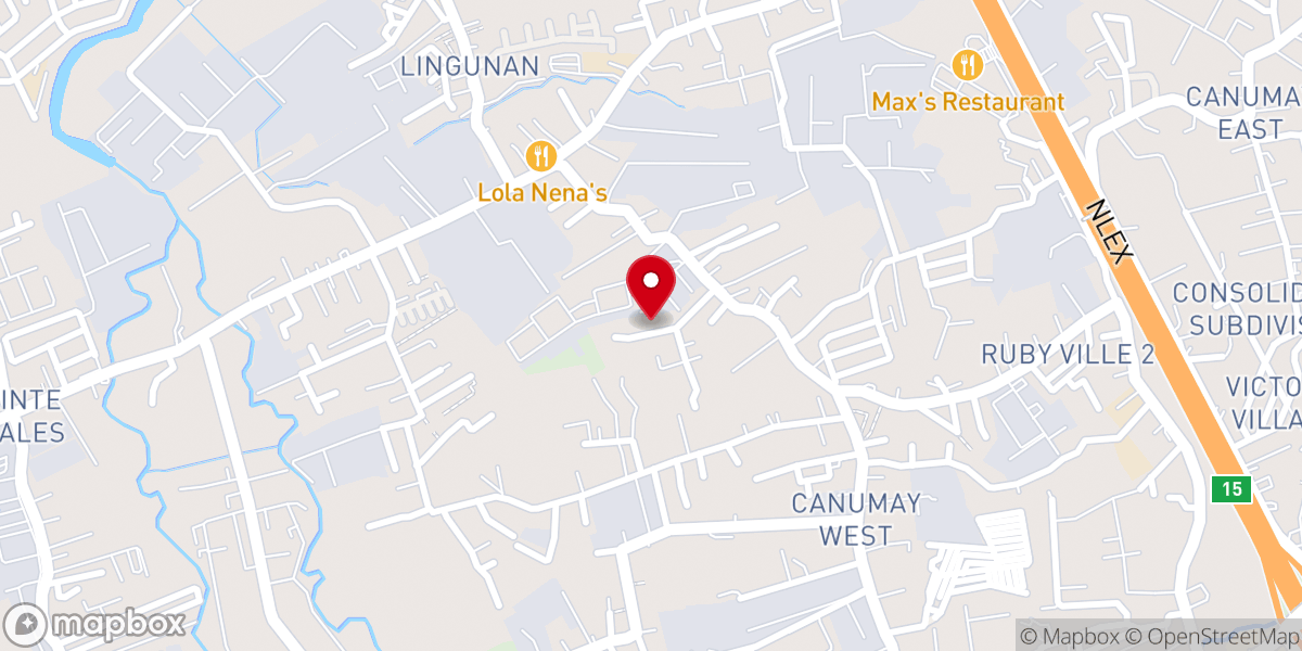 Map showing location of Lingunan Bible Baptist Church