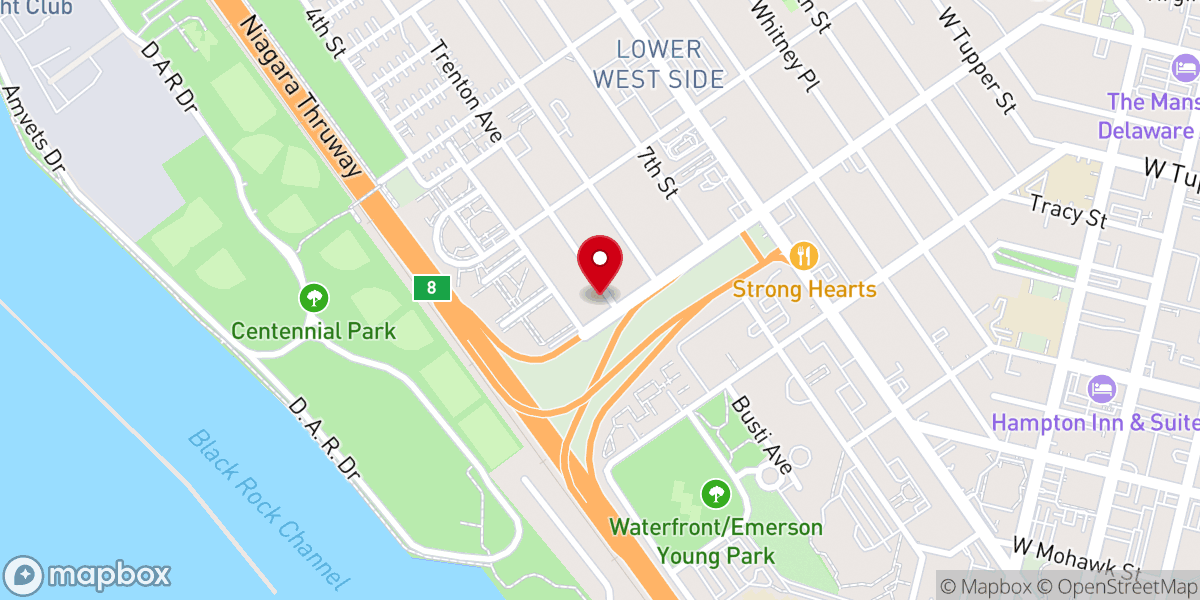 Map showing location of Community Church Jehovah Jireh