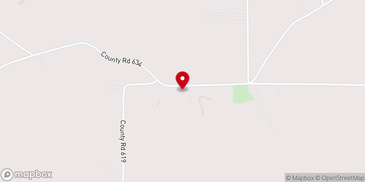Map showing location of Tishomingo Chapel Baptist Church