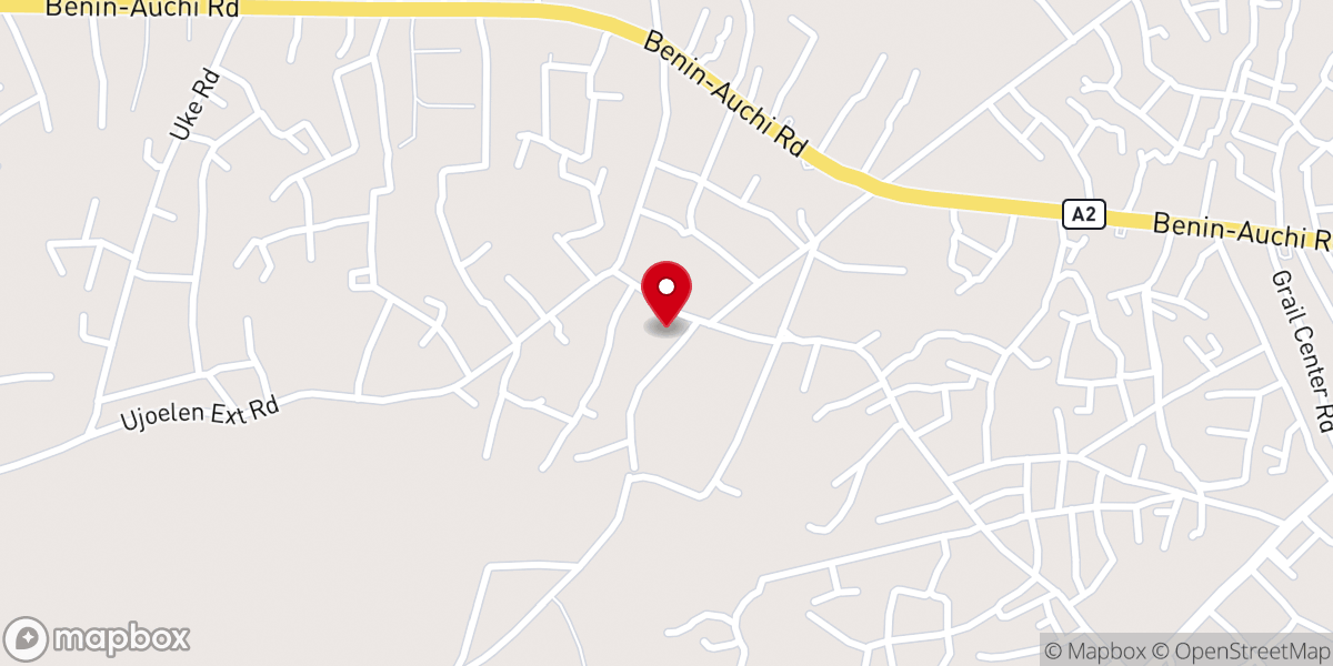 Map showing location of St. Mark Anglican Church