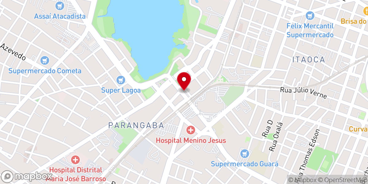 Map showing location of Paróquia Bom Jesus dos Aflitos