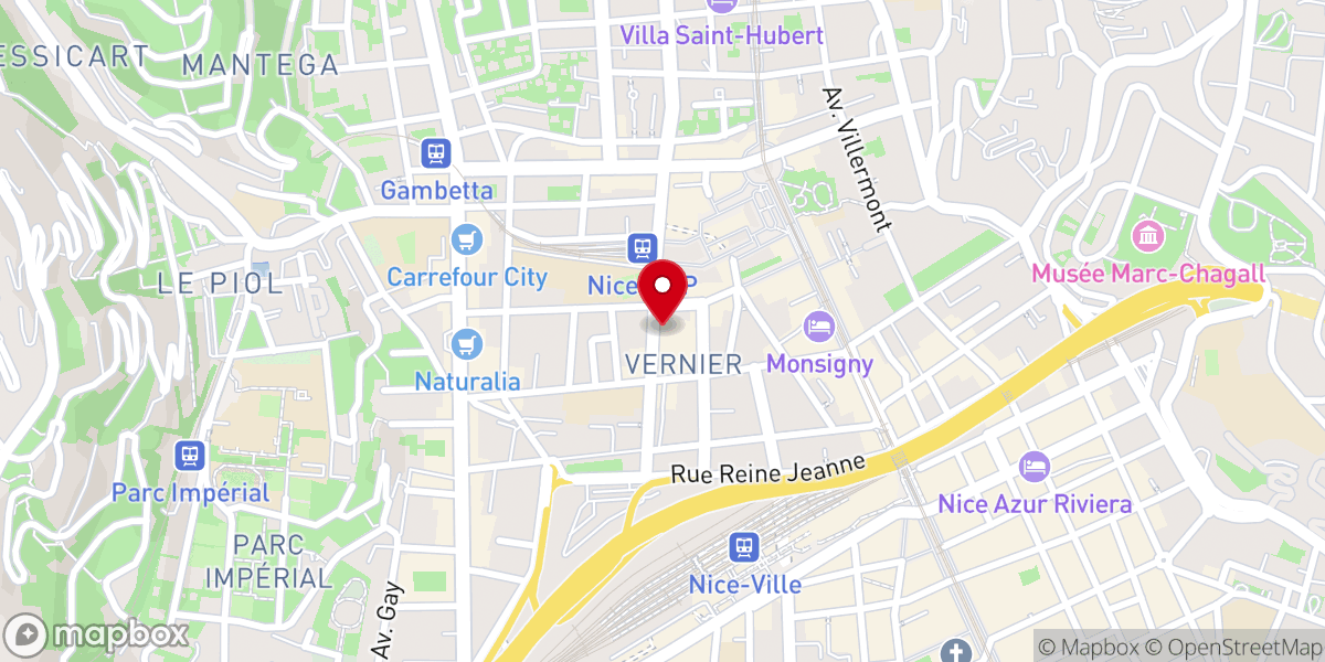 Map showing location of Eglise de Scientologie