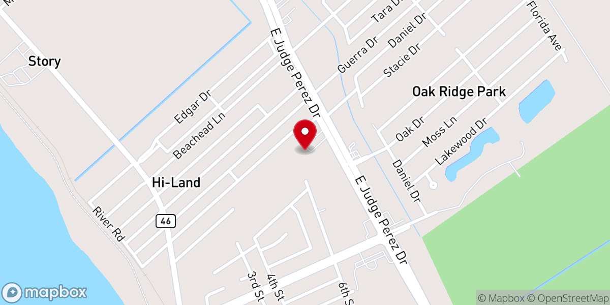 Map showing location of Christian Fellowship Family Worship Center