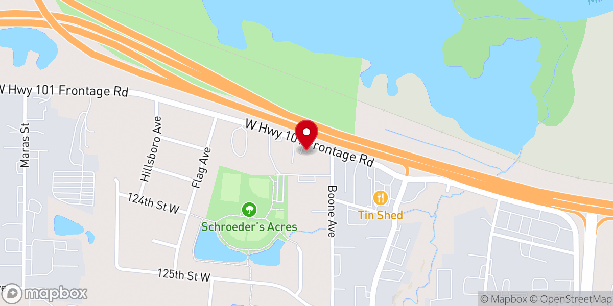Map showing location of Adoration Church