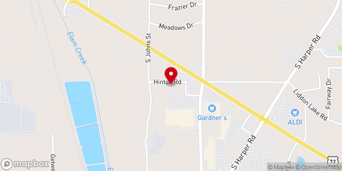 Map showing location of Alcorn Baptist Association