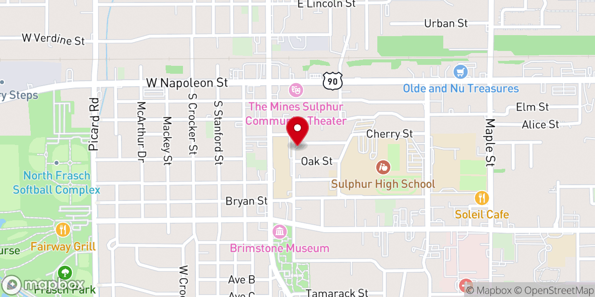 Map showing location of Family Life Center