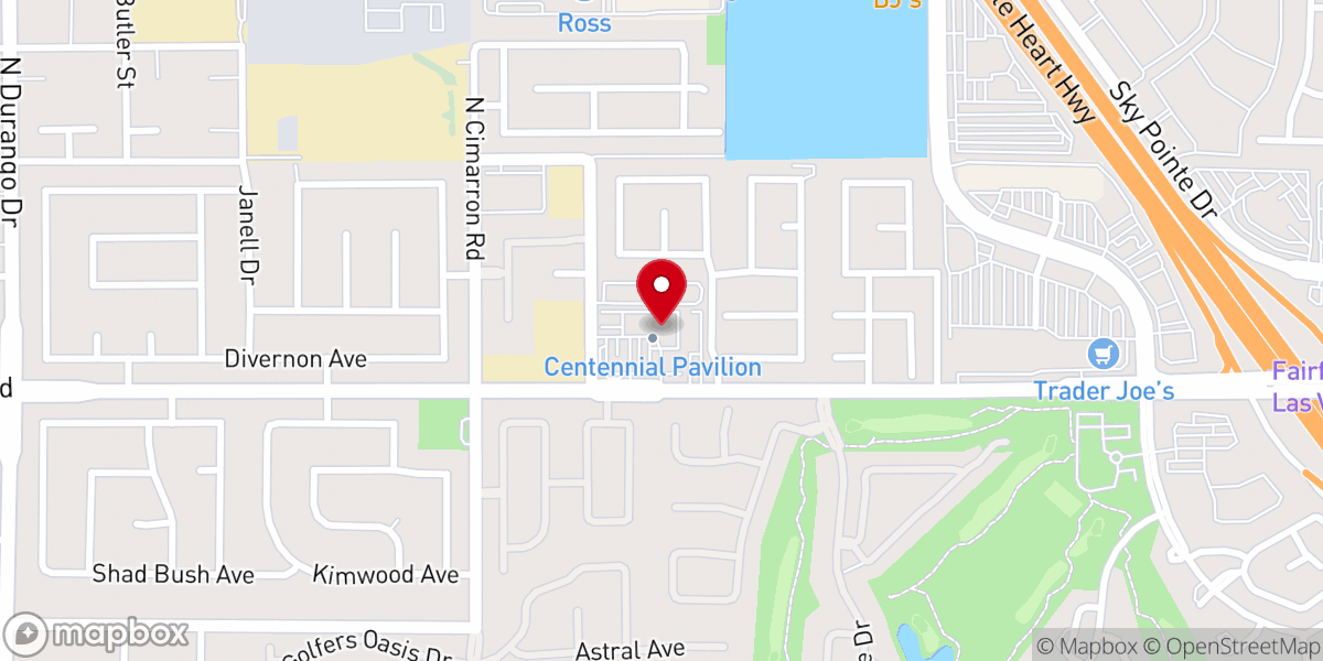 Map showing location of Mountain View Baptist Church