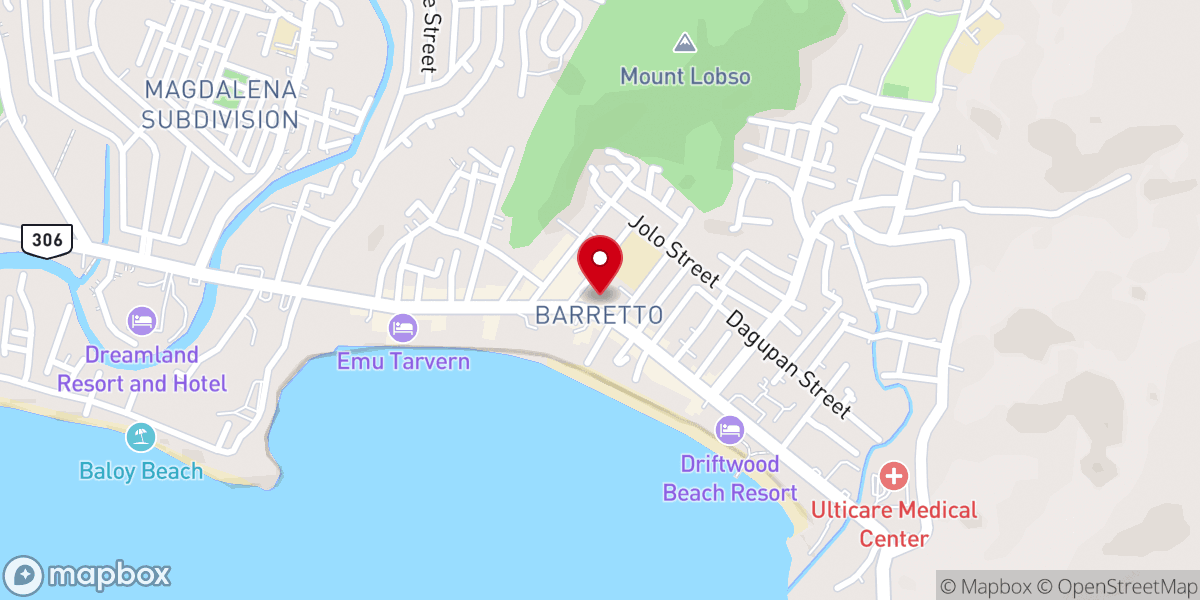 Map showing location of Immaculate Conception Parish Church - Barretto, Olongapo City, Zambales (Diocese of Iba)