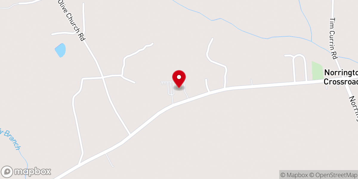 Map showing location of Victory Tabernacle