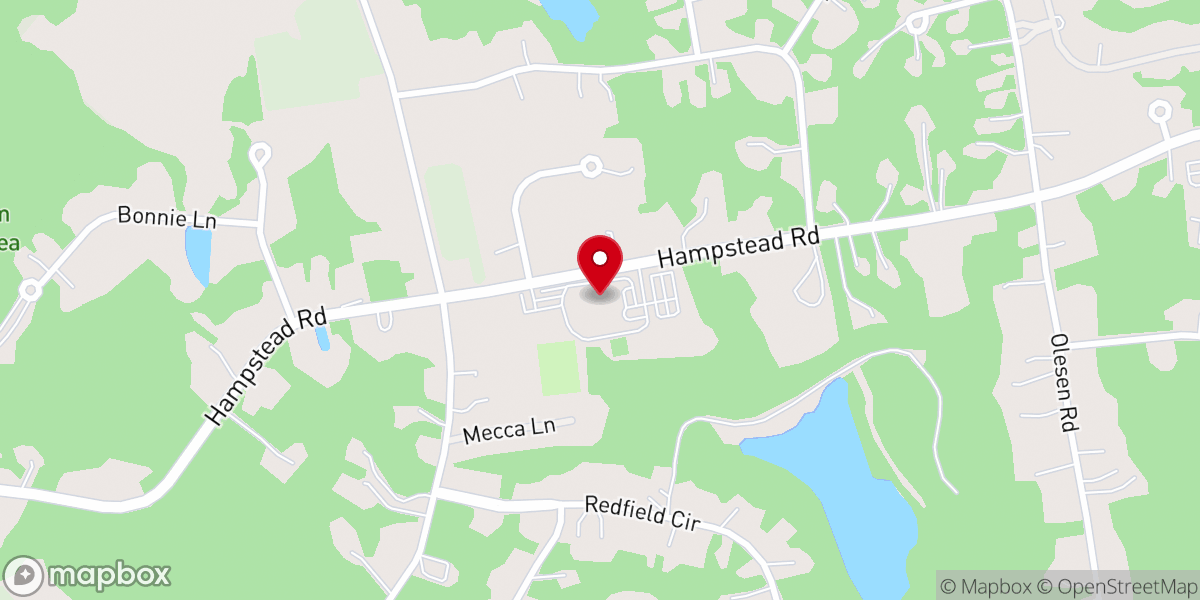 Map showing location of Calvary Bible Church