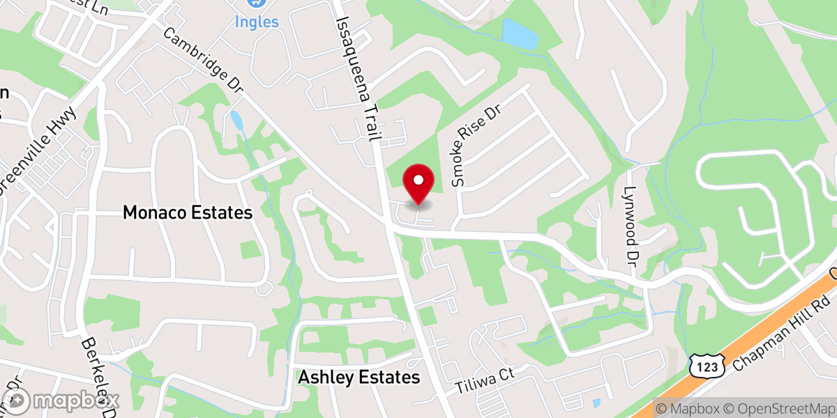 Map showing location of Trinity Wesleyan