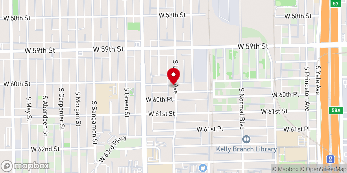 Map showing location of Church of the Living God