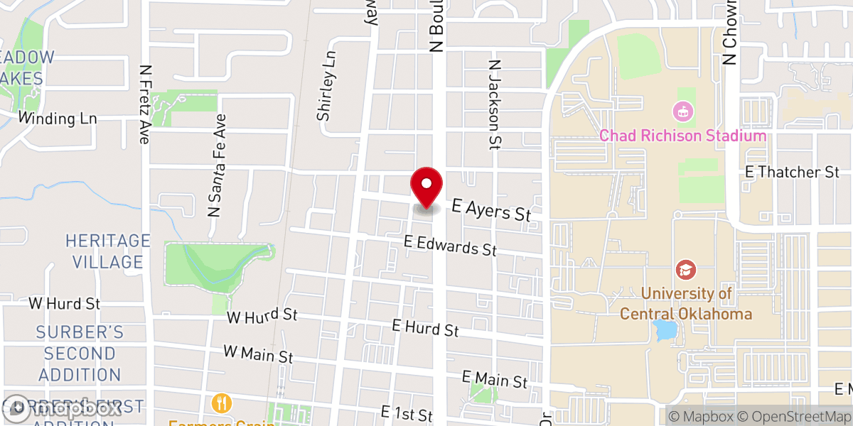 Map showing location of Redeemer Presbyterian Church