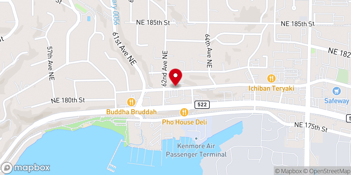 Map showing location of Episcopal Church of the Redeemer