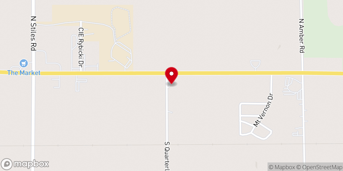Map showing location of Wesleyan Church of Scottville
