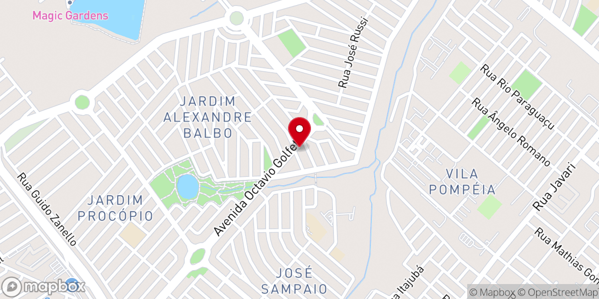 Map showing location of Assembleia De Deus