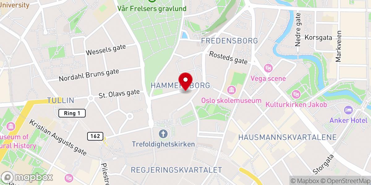 Map showing location of Maria Bebudelses Gresk Orthodoks Kirke