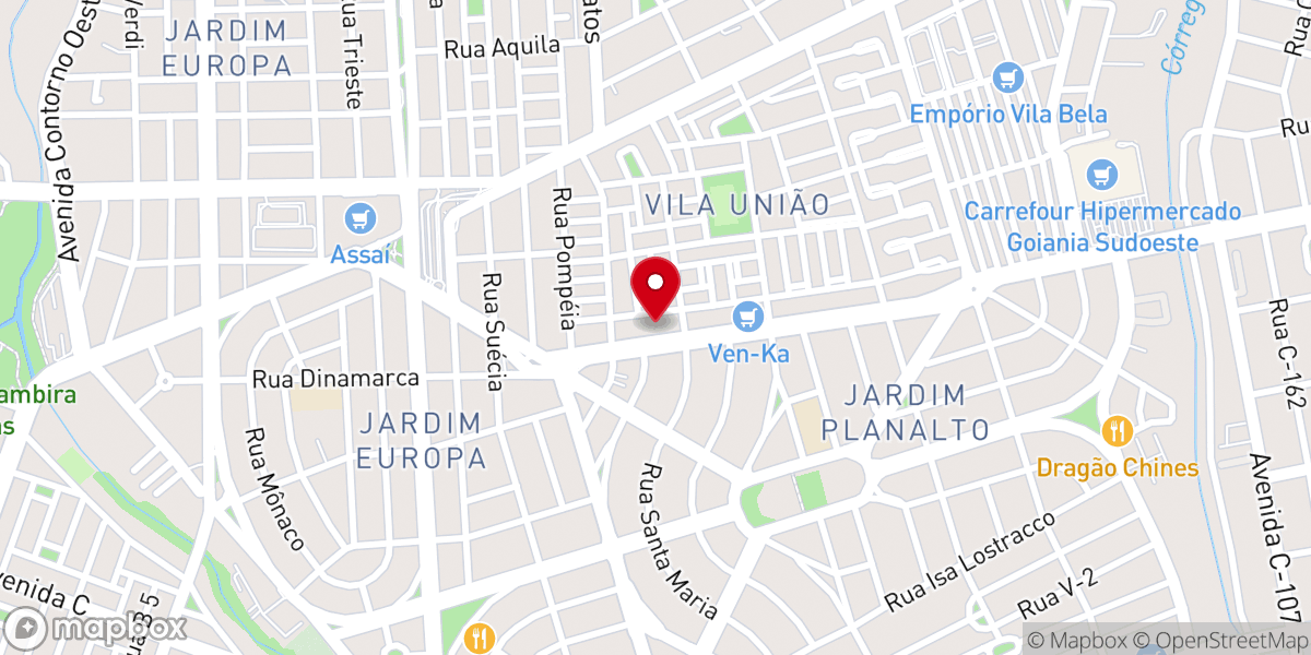Map showing location of Igreja Pentecostal Deus é Amor Sucursal Jardim Planalto