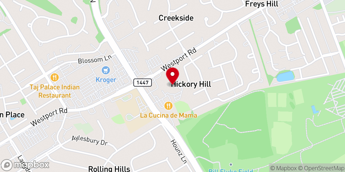Map showing location of Watkins United Methodist Church