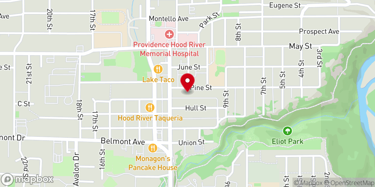 Map showing location of Concordia Evangelical Lutheran Church (ELS)