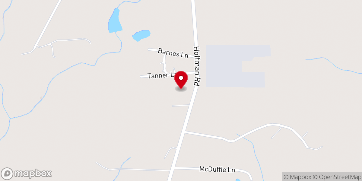 Map showing location of Cornerstone Baptist Church