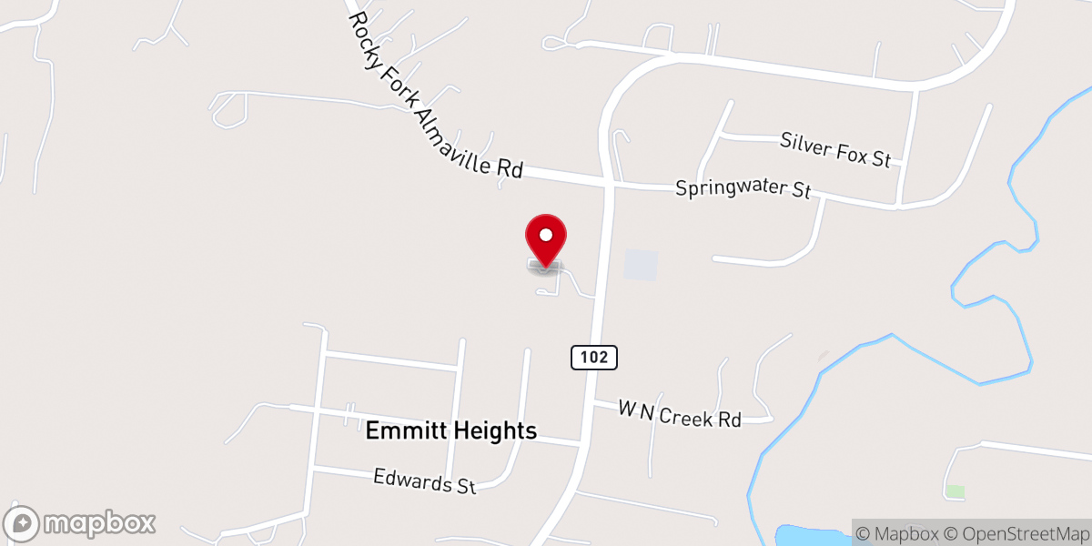 Map showing location of LifePoint Church - Stewarts Creek Campus