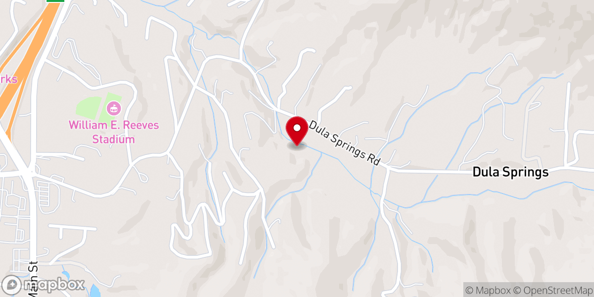 Map showing location of Refuge Christian Center