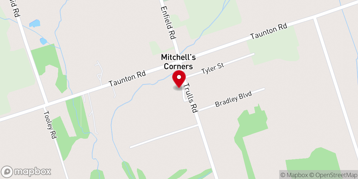 Map showing location of Carriage Country Baptist Church