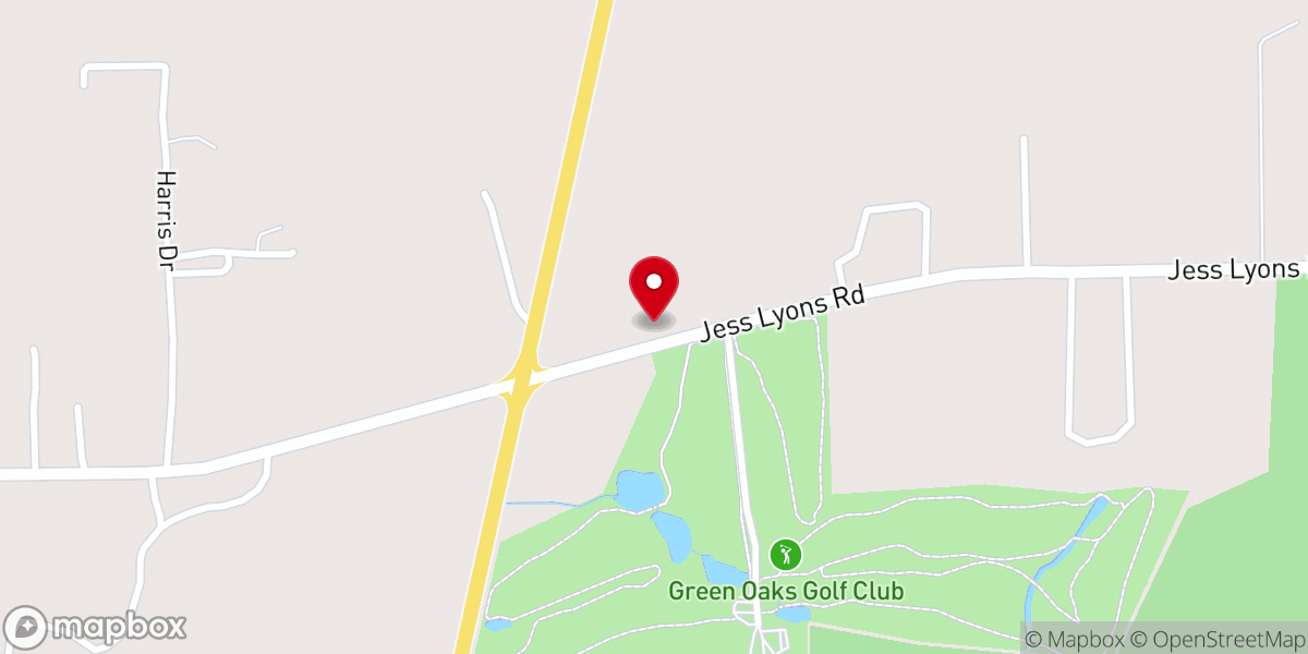 Map showing location of Magnolia Church of Christ