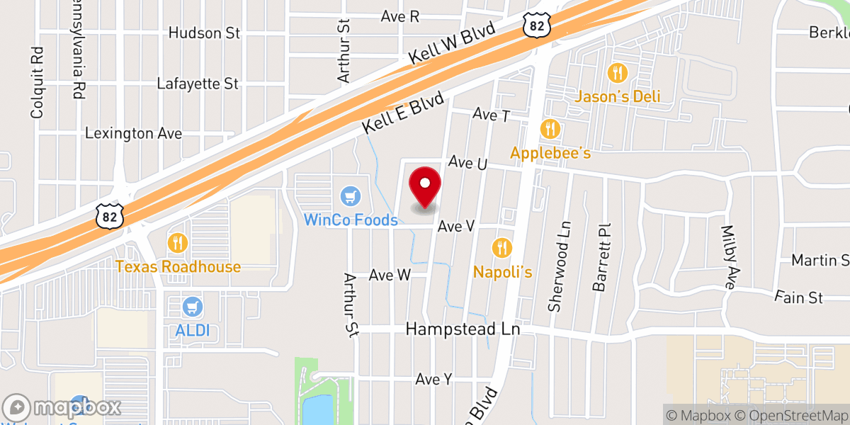 Map showing location of Central Christian Church