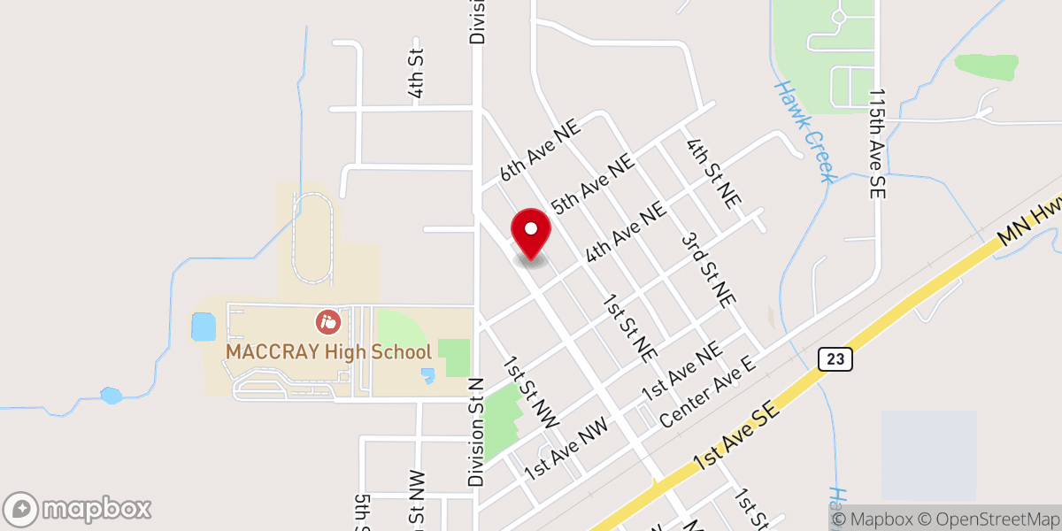 Map showing location of St Clara Parish Office