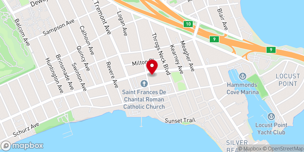 Map showing location of Sisters of Life