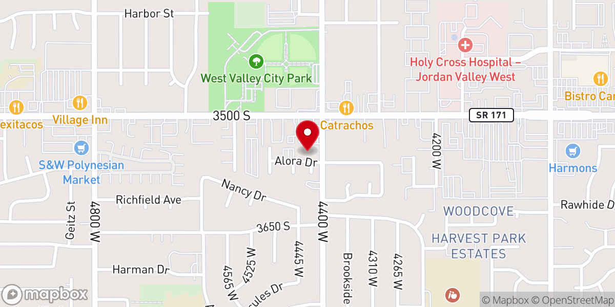 Map showing location of Sonrise Church-Utah