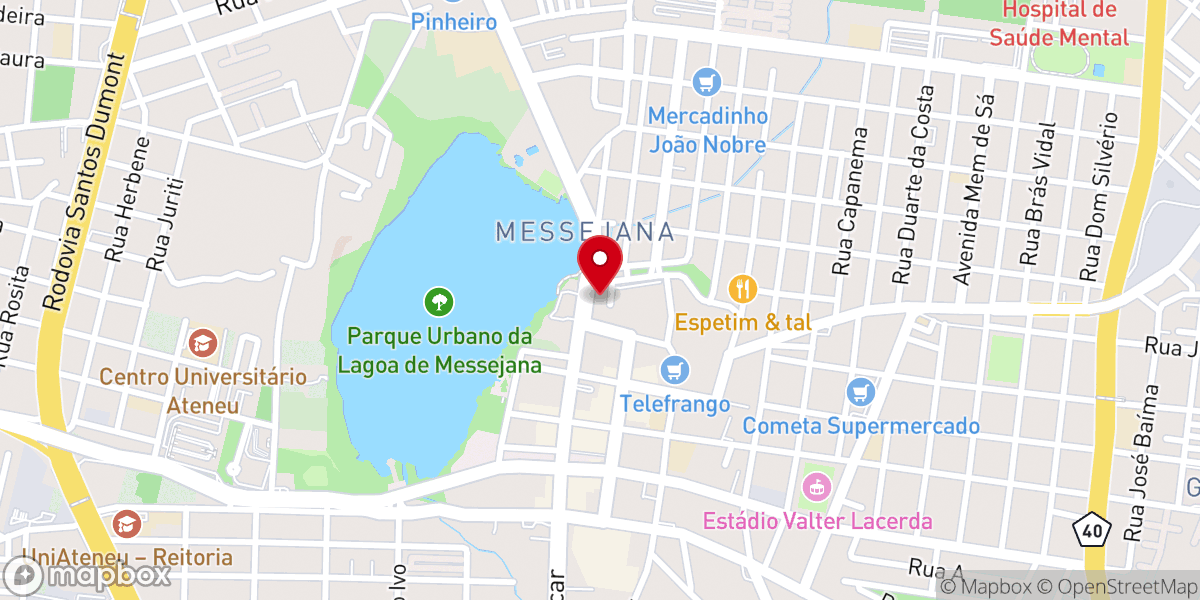 Map showing location of Universal - Sede Messejana