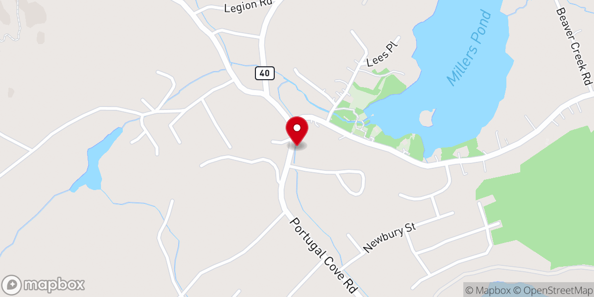 Map showing location of The Orthodox Christian Church in Newfoundland (Holy Lady of Vladimir Mission, OCA)