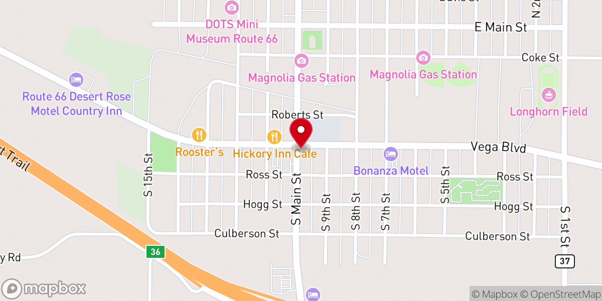 Map showing location of Geary Martin