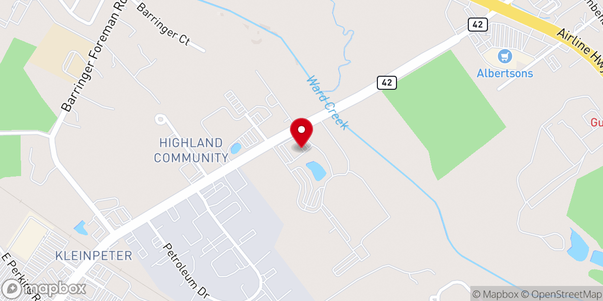 Map showing location of Healing Place Church