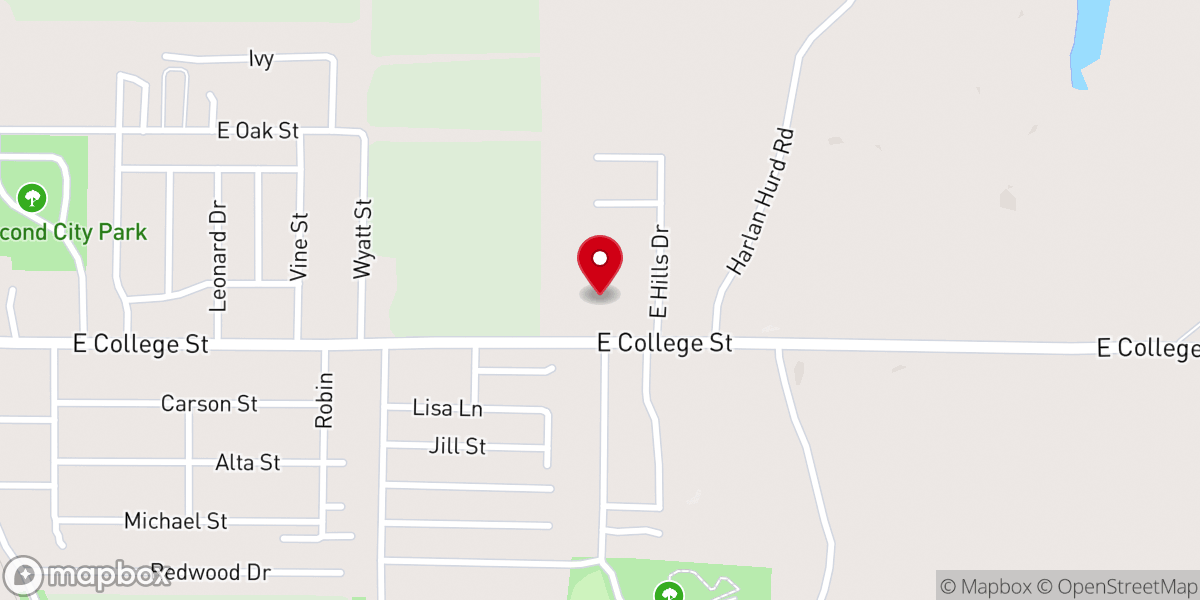 Map showing location of The Pentecostal Church of Bono